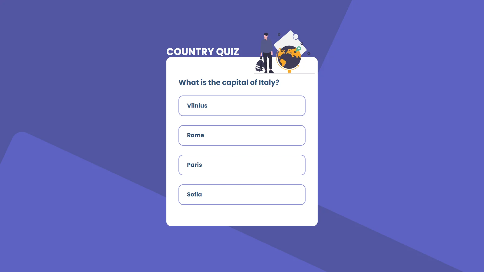 Country Quiz Demo