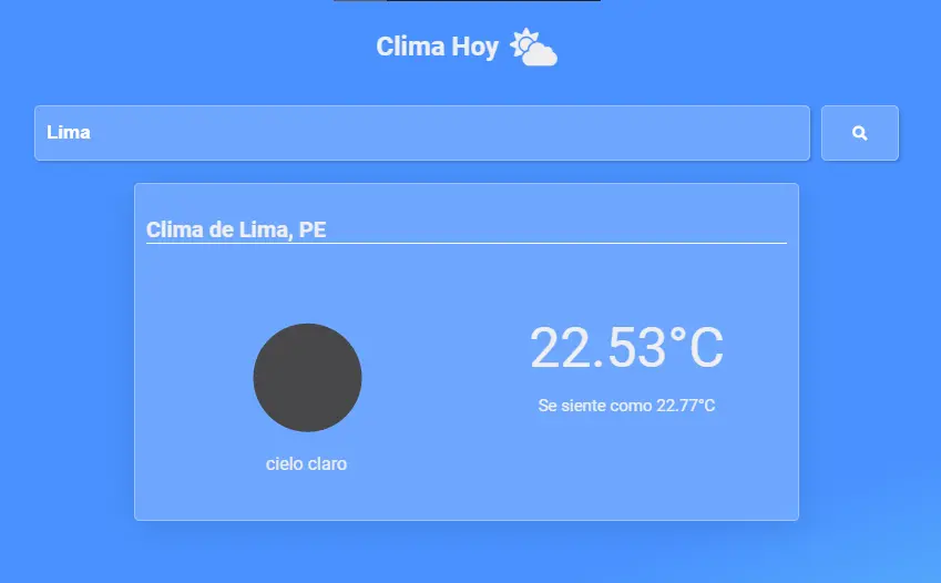 Weather App Demo